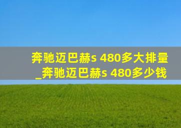 奔驰迈巴赫s 480多大排量_奔驰迈巴赫s 480多少钱